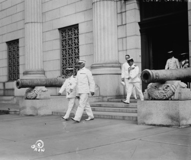 Togo at West Point, leaving Cullom Memorial 1911