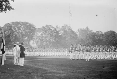 Togo Reviews cadets, W. Point 1911