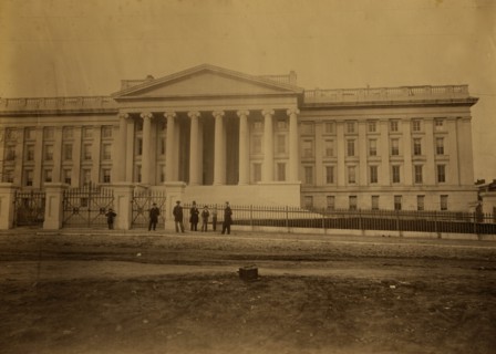 Treasury Buildings, Washington, D.C., south front 1863