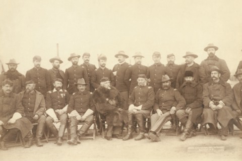 Fighting 7th officers 1890