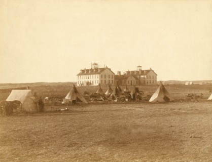 U.S. School for Indians at Pine Ridge, S.D. 1890