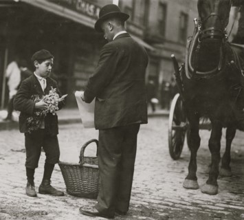 Vendor in Boston Market. 1909