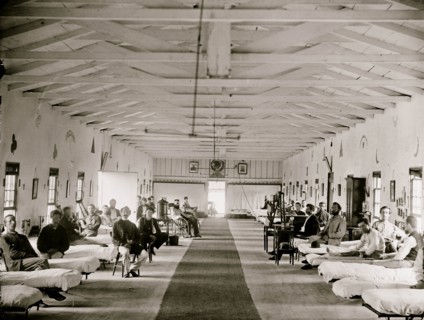 Washington, D.C. Patients in Ward K of Armory Square Hospital 1865