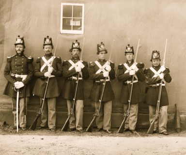 Marines with Fixed Bayonets 1864