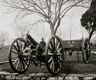 Washington, District of Columbia. 6-pdr. Wiard gun at the Arsenal 1862