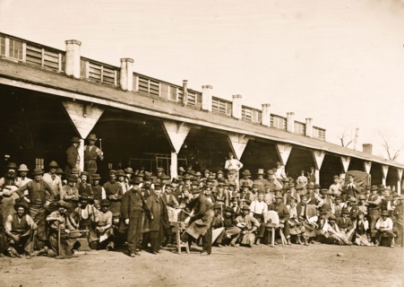 Washington, District of Columbia. Government blacksmith shop 1865