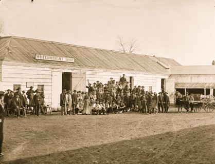Washington, District of Columbia. Government repair shops; Wheelwright shop 1865