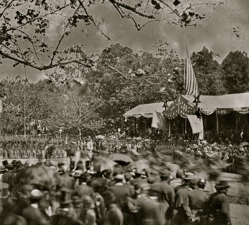 Washington, District of Columbia. Grand review of the Army 1865