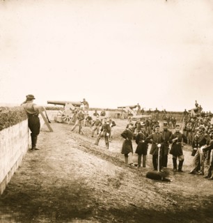 Washington, District of Columbia. Interior of Fort Totten 1863