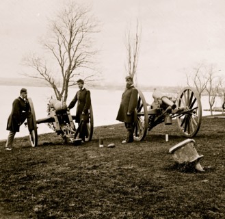 Washington, District of Columbia. Wiard guns at U.S. Arsenal 1862