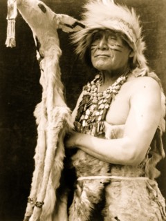 White deerskin dance costume 1923