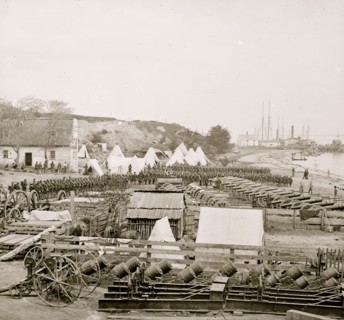 Yorktown, Va. Federal artillery park 1863
