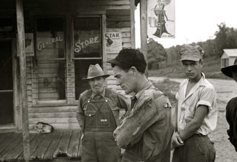 Zinc, Arkansas, deserted mining town 1935