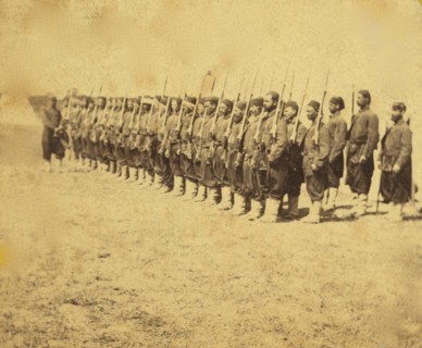 George Stacy, Fortress Monroe, Col. Duryea's Zouaves 1861