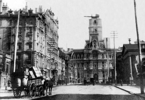 City Hall Construction, Philadelphia, PA 1899