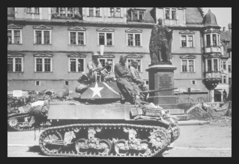 U.S. Light Tanks Stand By and Wait For Call