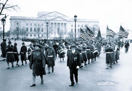 Parade Near Franklin Institute, Philadelphia, PA
