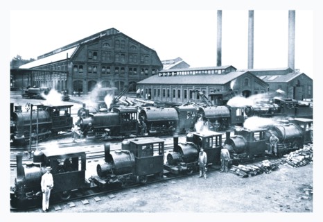 Trains Near Factories, Philadelphia, PA
