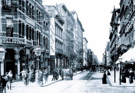 Busy Philadelphia Street