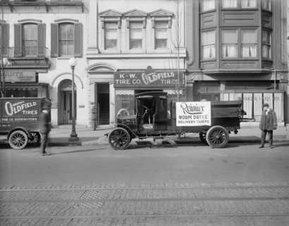 Ranier, Worm Drive Delivery Trucks, Barney Oldfield Tires