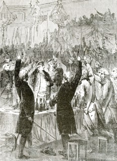 French Revolution1789-1799 Feast of the personal guard of the King