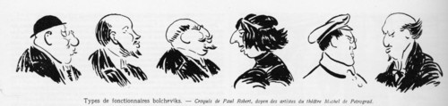 Types of Bolshevik officials 1918