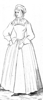 French vintage clothes Henri kingdom III XVI century King France chambermaid