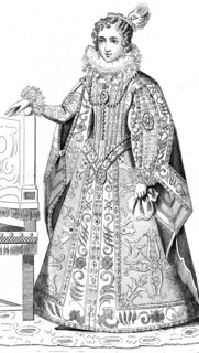 French vintage clothes XVI century King France Luis kingdom XIII King of France Navarre Louis XIII Anne D'Autrice wife