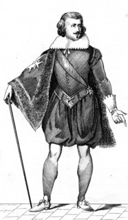 French vintage clothes XVI century King France Luis kingdom XIII King of France Navarre Louis XIII Gilles De Souvre Marshal of France