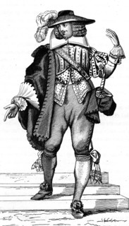 French vintage clothes XVI century King France Luis kingdom XIII King of France Navarre Louis XIII Abel Servien