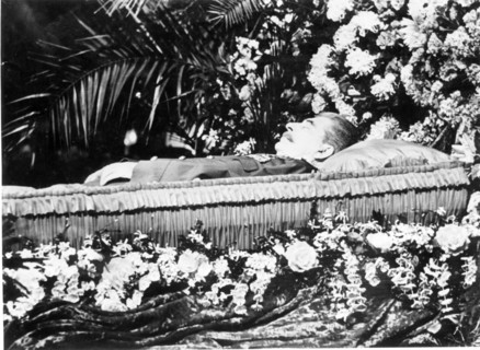 Stalin lying in state, moscow, march, 1953.