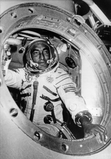 Cuban researcher-cosmonaut lieutenant-colonel arnaldo tamayo mendez in a simulator at the gagarin cosmonauts' training center preparing for the soyuz-38 space mission to the salyut 6 space station, se...