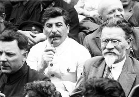 Stalin, kalinin and voroshilov in 1933.
