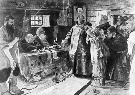 Justice was administered during the reign of tsar alexis (aleksei mikhailovich romanov) by landlords and their agents who exacted heavy fines and knoutings to peasants who dared to make any complaints...