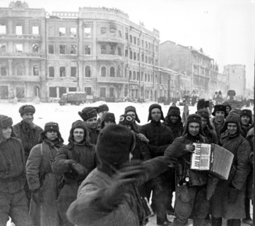 Liberated stalingrad in january 1943.