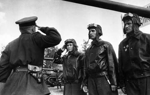 The boiko's tank unit receives new js-122 (joseph stalin 122) heavy tanks, 1942, tank commander,  junior lieutenant alexandra boiko and her husband, driver/mechanic ivan boiko, the unit commander entr...