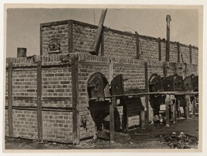 Majdanek extermination camp in lublin,  the cremation oven.