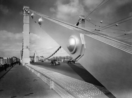 Moscow, 1939, the krymsky bridge.