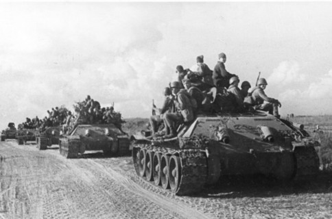 South of orel, soviet tankborne detachment in july, 1943.