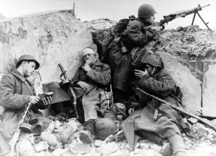 The western front during a lull in 1942.