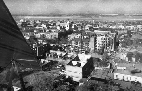 World war 2, the city of dniepropetrovsk liberated by the red army on october 25, 1943.