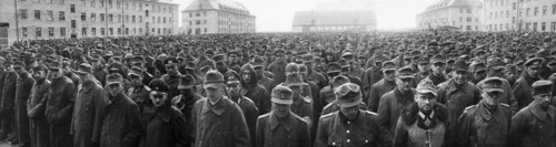 World war 2, german pows in berlin, germany, 1945.