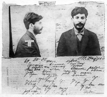 The tsarist political police's (okhranka) record of stalin's revolutionary activities, 1910.