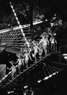 A variety show at the famous tropicana night club in havana, cuba, 1963.