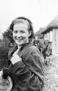 World war 2, masha d,, a young partisan who was killed by the germans in the leningrad region.