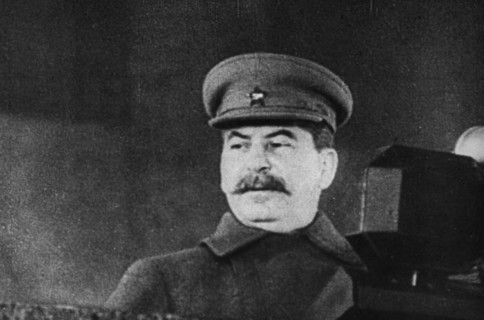 Joseph stalin giving a speach to the red army on november 7, 1941 in celebration of the 24th anniversary of the revolution, this was the day that hitler had set for a review of his troops in the same ...