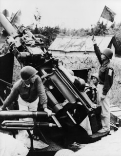 Soldiers of the 172nd anti-aircraft company of the thanh to regiment defending the harbor town of haiphong, north vietnam, 1972.