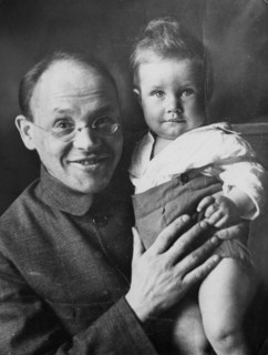 Soviet writer isaac babel, who was executed in 1940 or 1941, with his grandson.