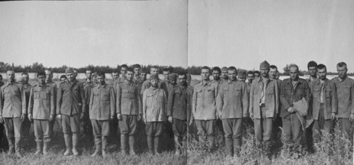 German soldiers taken prisoner near odessa.