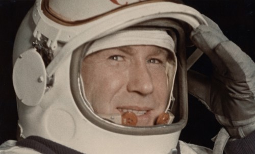 Cosmonaut alexei leonov, 1965, voskhod 2.
